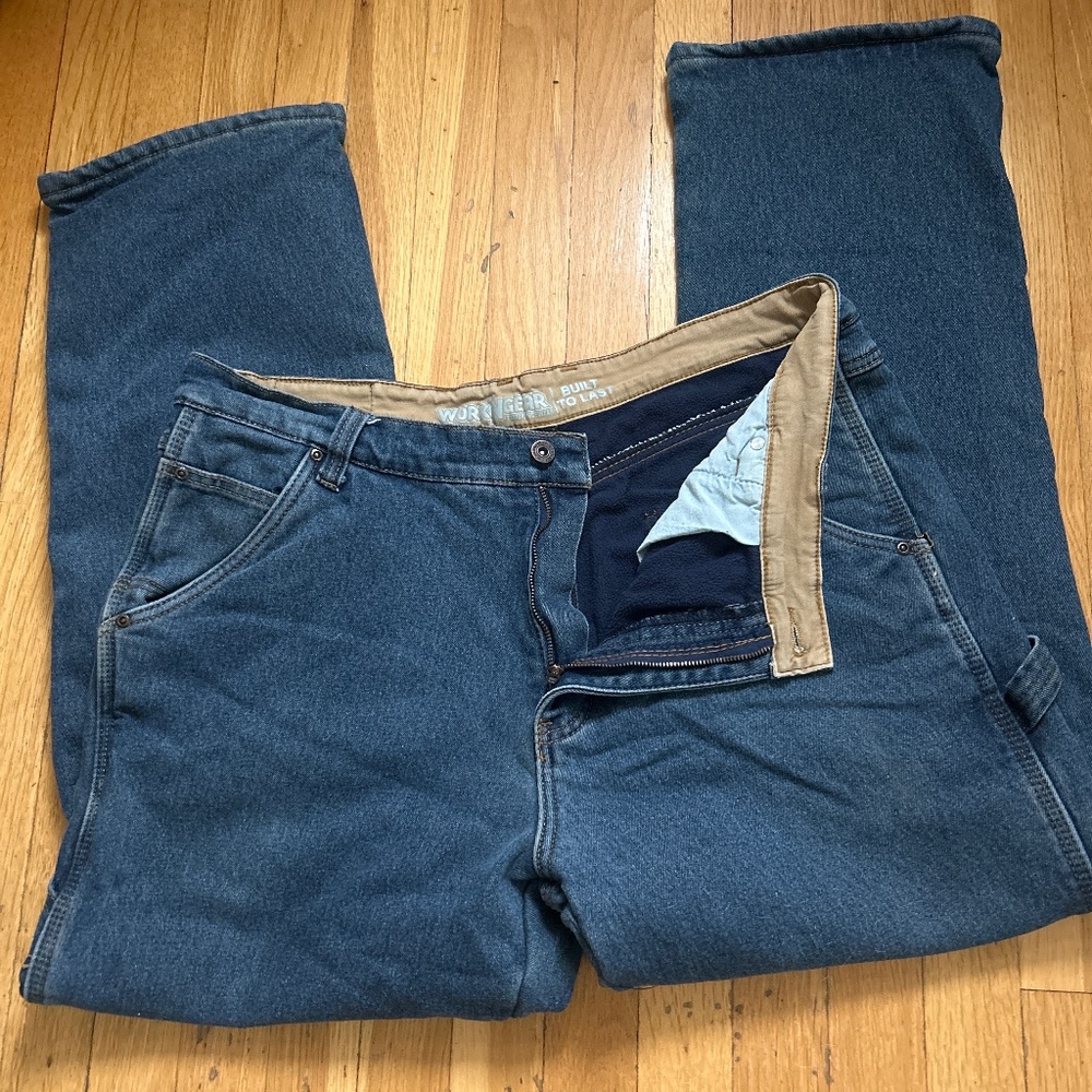 NWOT Work n Gear fleece lined jeans size  36 last pair